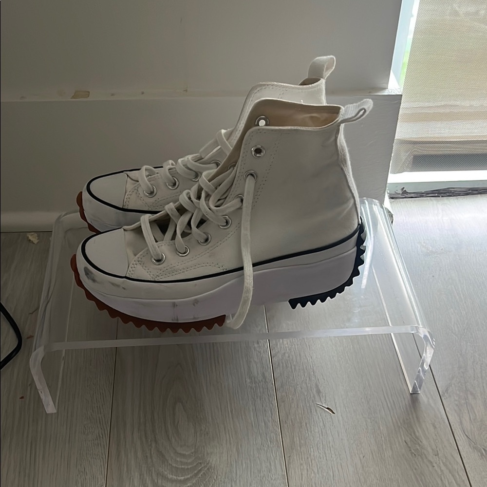 Converse White High-Top Sneakers